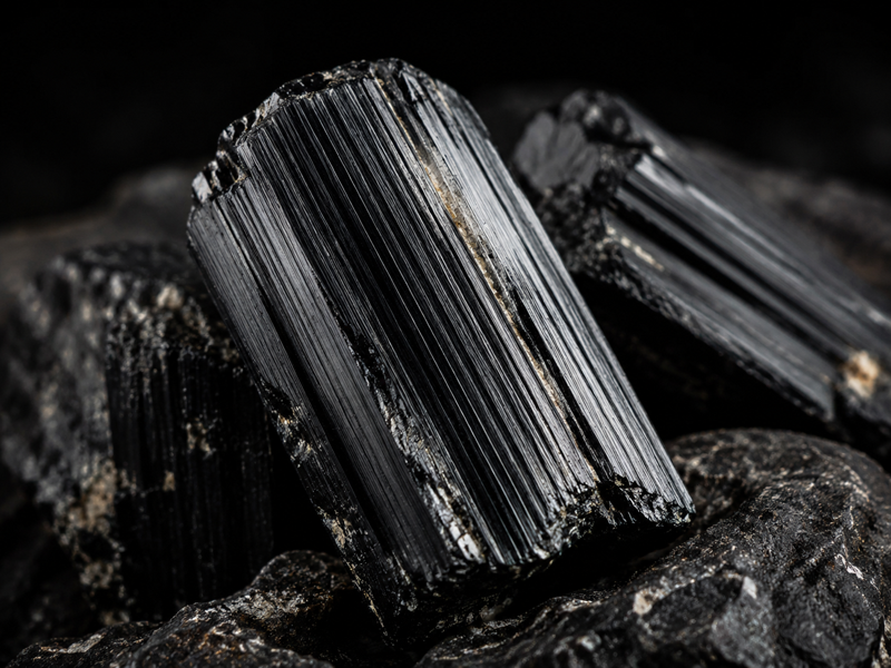 Black tourmaline crystal for grounding and boundaries