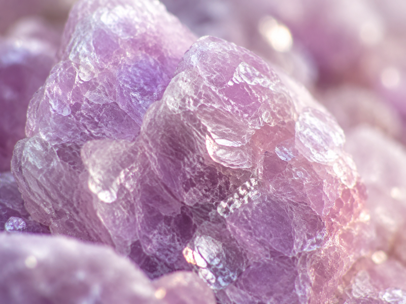 Lepidolite crystal for emotional balance