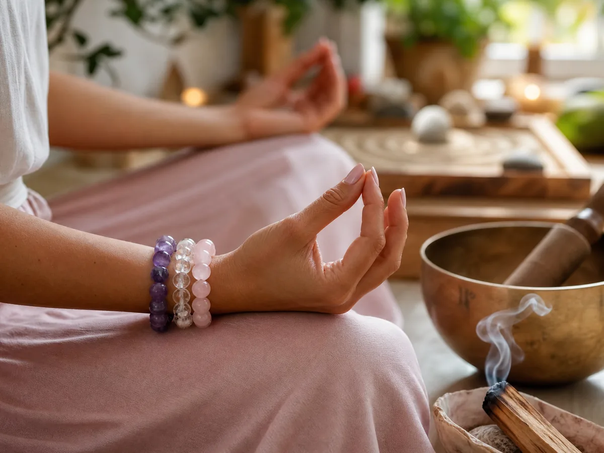 Crystal meditation practice