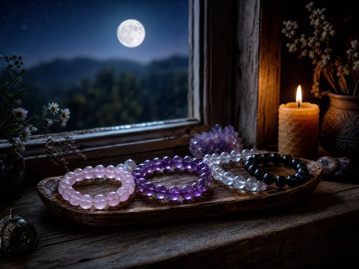 Crystals under moonlight